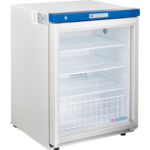 Global Industrial Undercounter Laboratory Refrigerator, Glass Door, 4.2 Cu.Ft. 2453701 - main